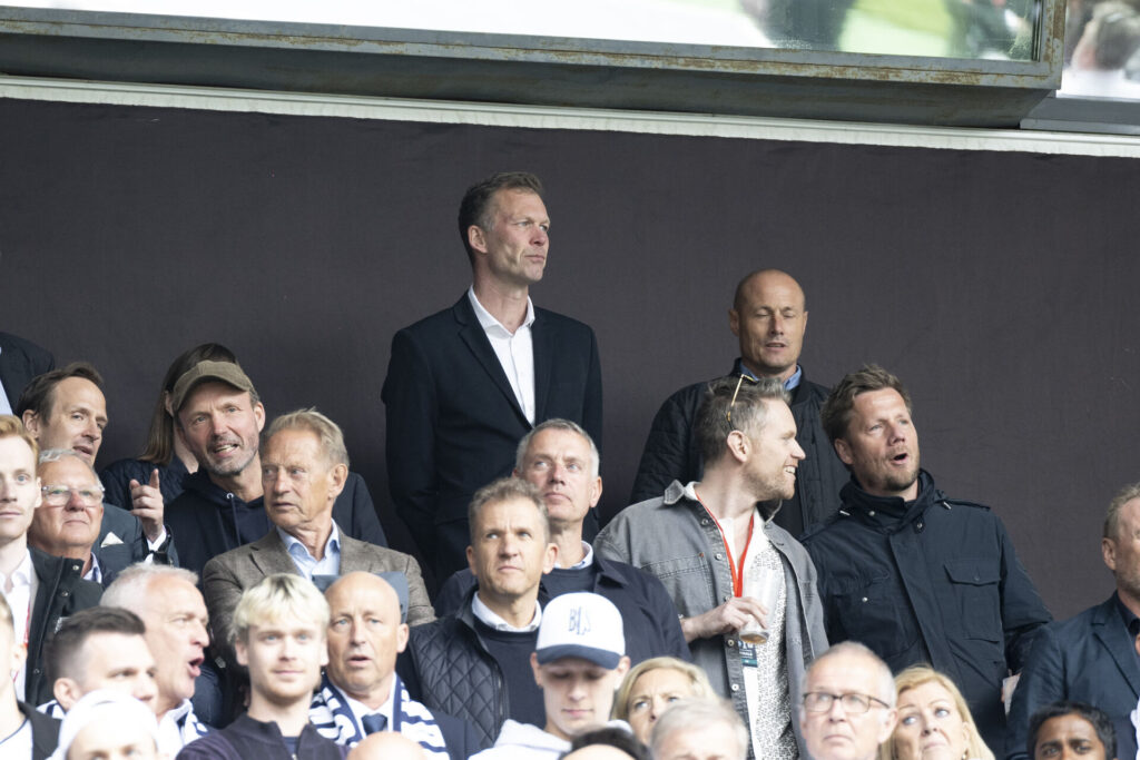 Morten Wieghorst sammen med U21-landstræner Steffen Højer.