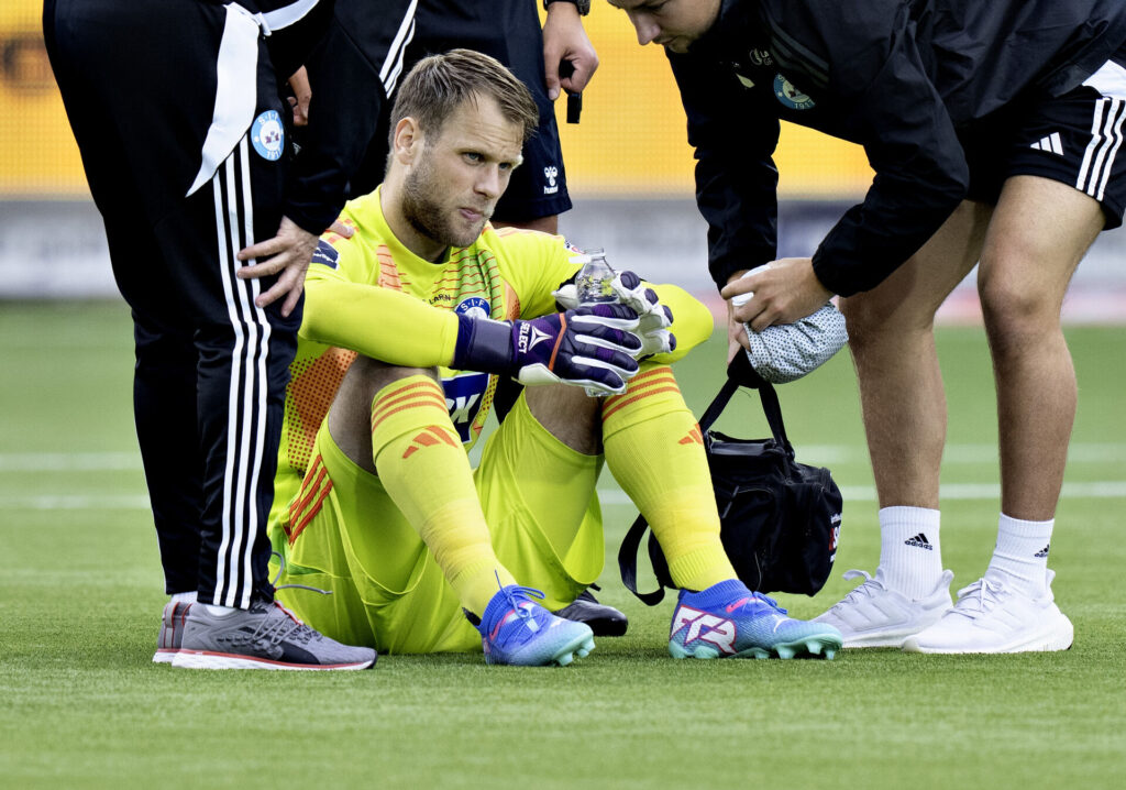 Nicolai Larsen var skuffet efter 2-2 kampen mod Gent.