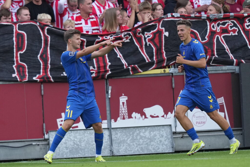 Superligakampen mellem AaB og Brøndby IF på Aalborg Portland Park i Aalborg søndag den 18. august 2024.