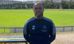 Morten Dahm Kjærgaard smiler efter træningspas i Aarhus Fremad.