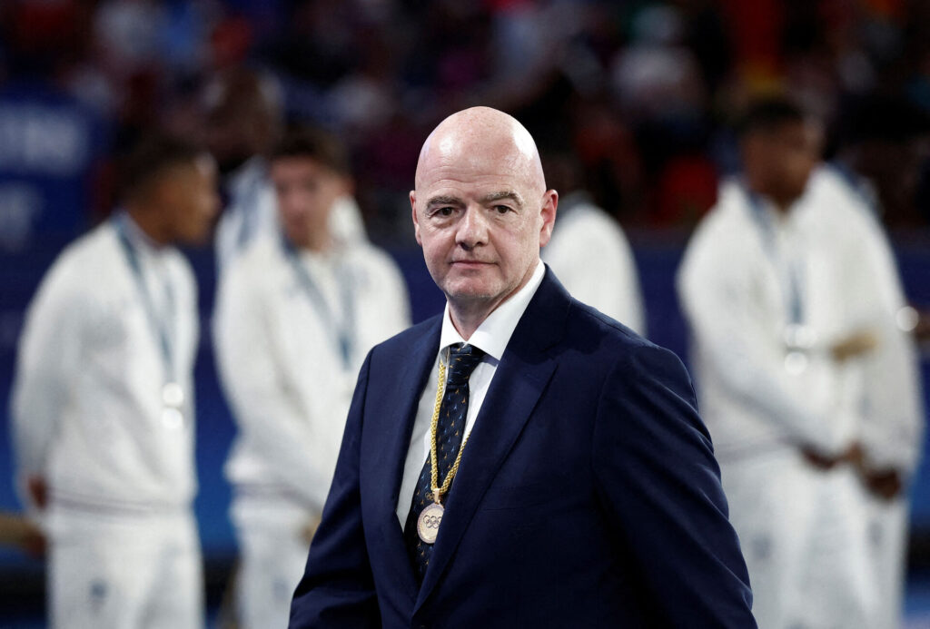 Gianni Infantino ved OL i Frankrig.