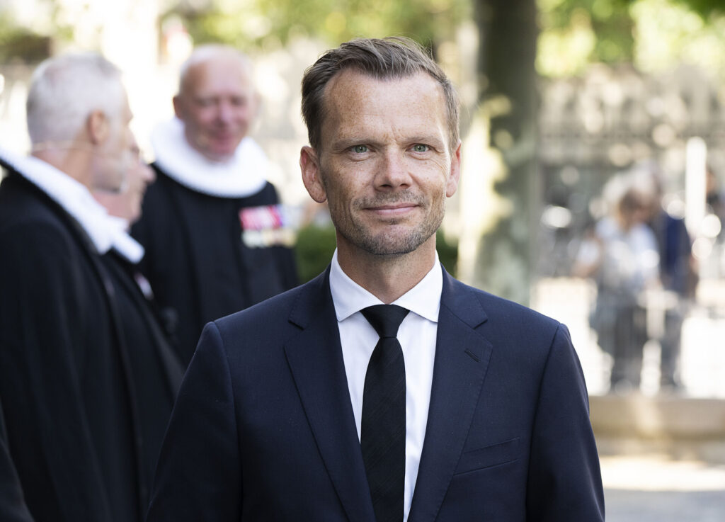 Justits minister Peter Hummelgaard til gudstjeneste