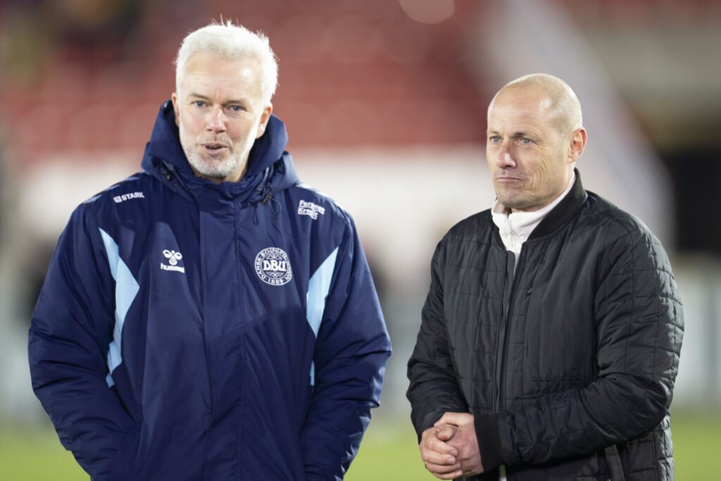 Steffen Højer efter U21-landsholdets sejr over Litauen.