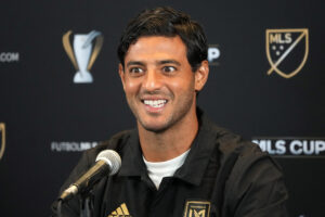 Carlos Vela til pressemøde for Los Angeles FC.