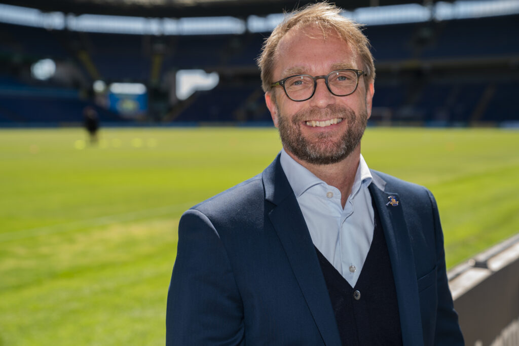 Ole Palmå på Brøndby Stadion.