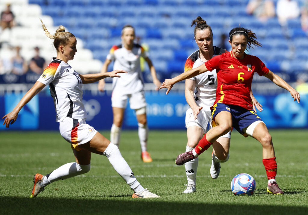 Aitana Bonmatí i kamp for Spanien.