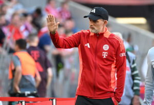 Thomas Tuchel under en kamp som cheftræner for Bayern München.