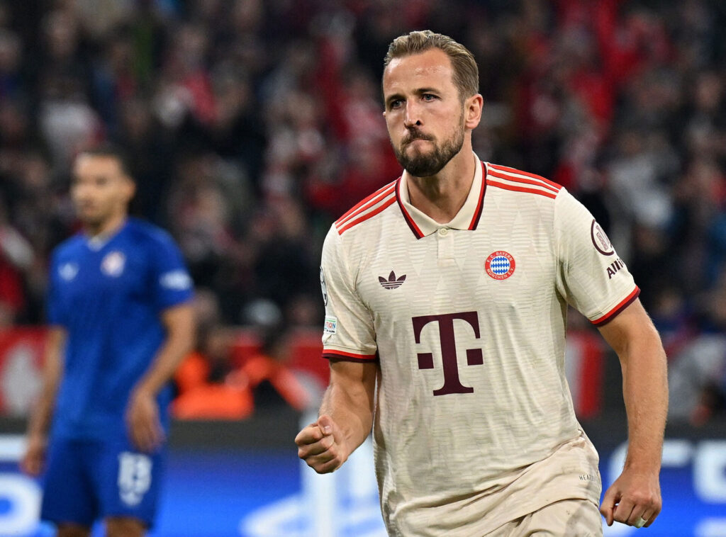 Harry Kane scorer for Bayern München i Champions League.