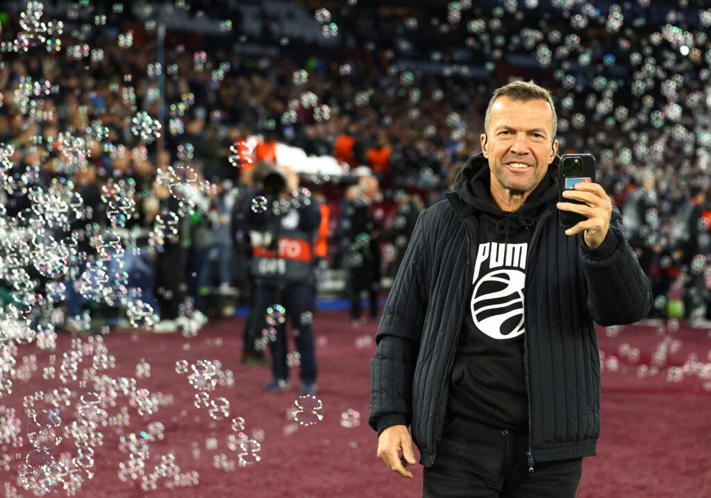 Lothar Matthaus på London Stadium.