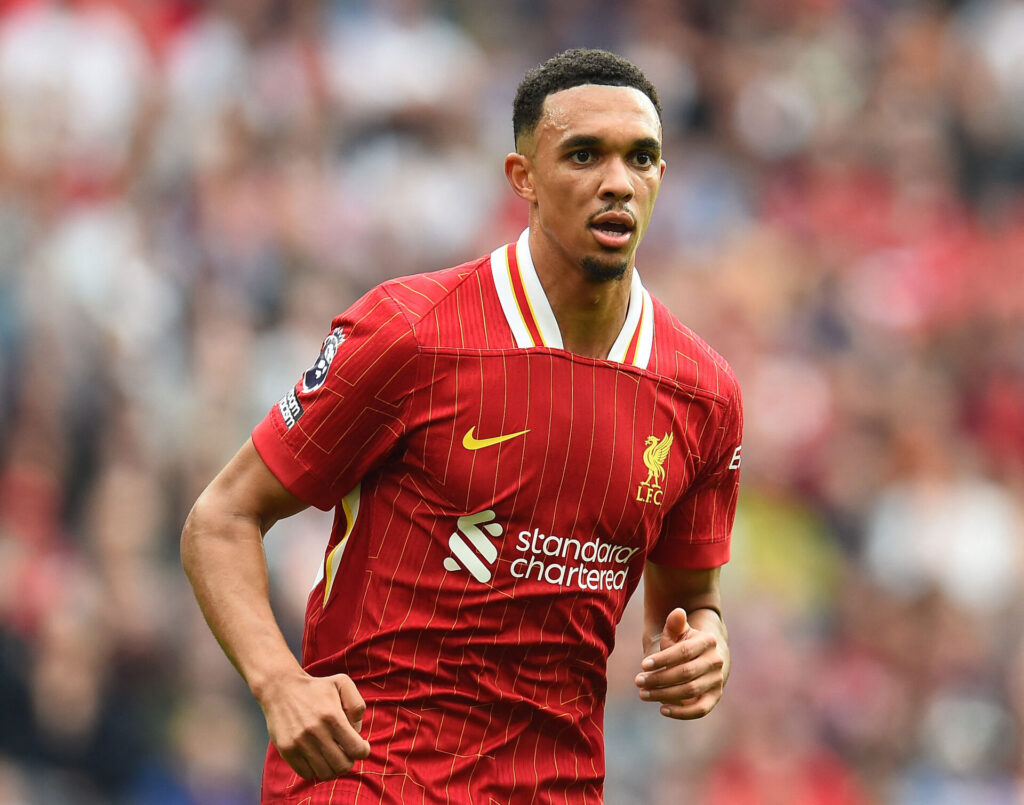 Trent Alexander-Arnold under Premier League-kampen mellem Liverpool og Bournemouth