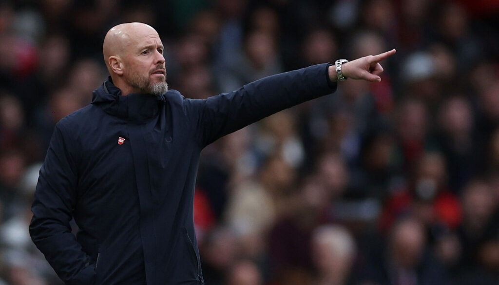 Erik ten Hag i spidsen for Manchester United mod Tottenham Hotspur