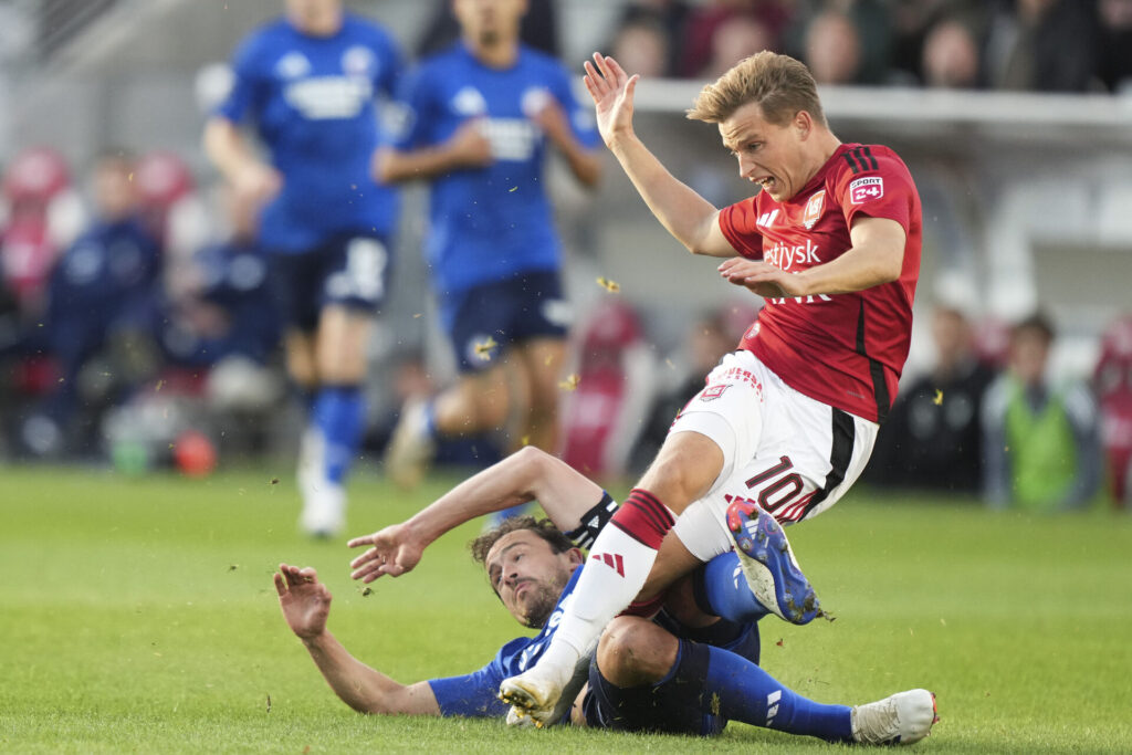 Kirkegaard tacklet i fck-kamp