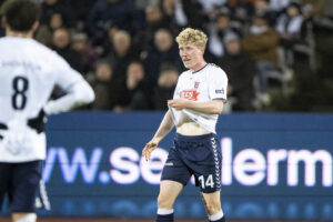 Tobias Mølgaard i kamp for AGF.
