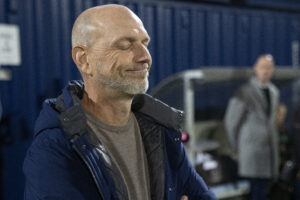 Jesper Sørensen under kampen mod AGF.