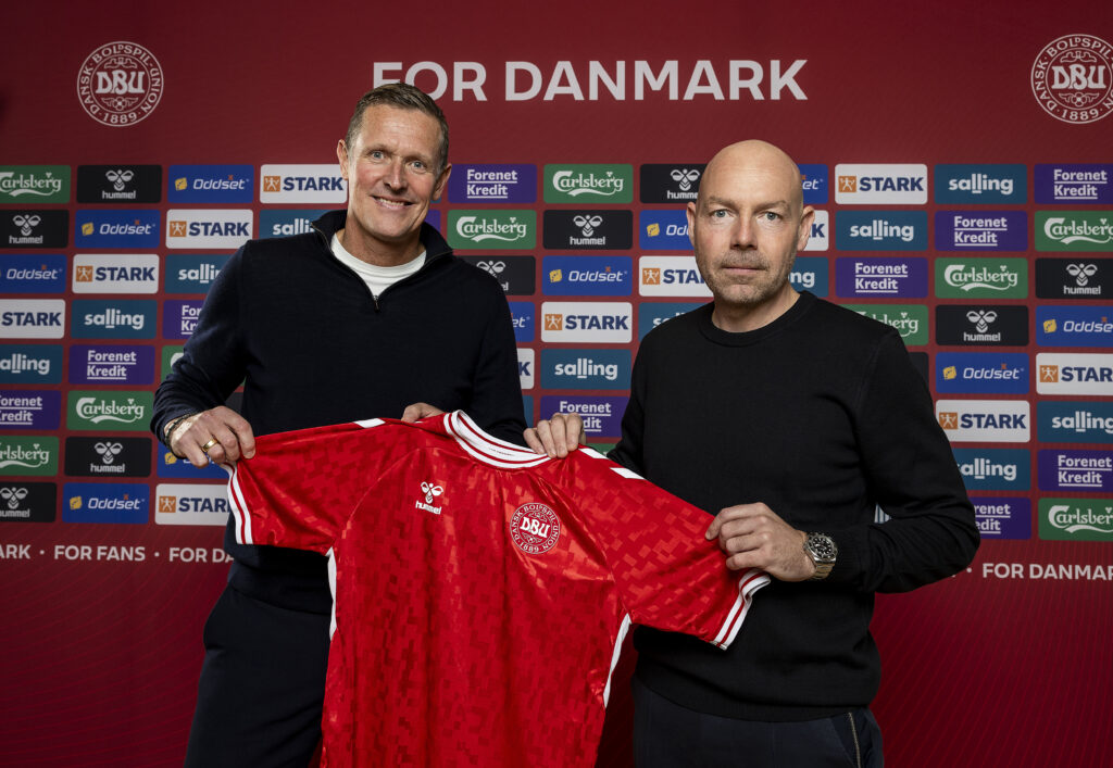 Brian Riemer præsenteres som ny landstræner for Danmark.