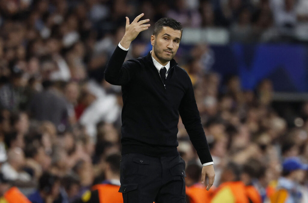 Nuri Sahin under kampen mellem Real Madrid og Borussia Dortmund på Santiago Bernabeu.