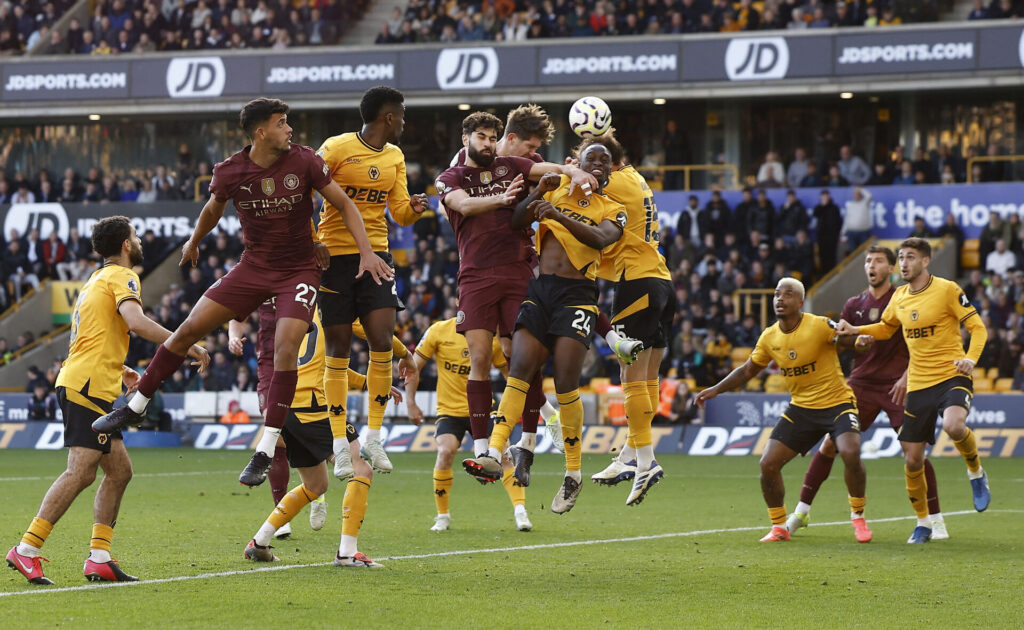 John Stones scorer mod Wolves.