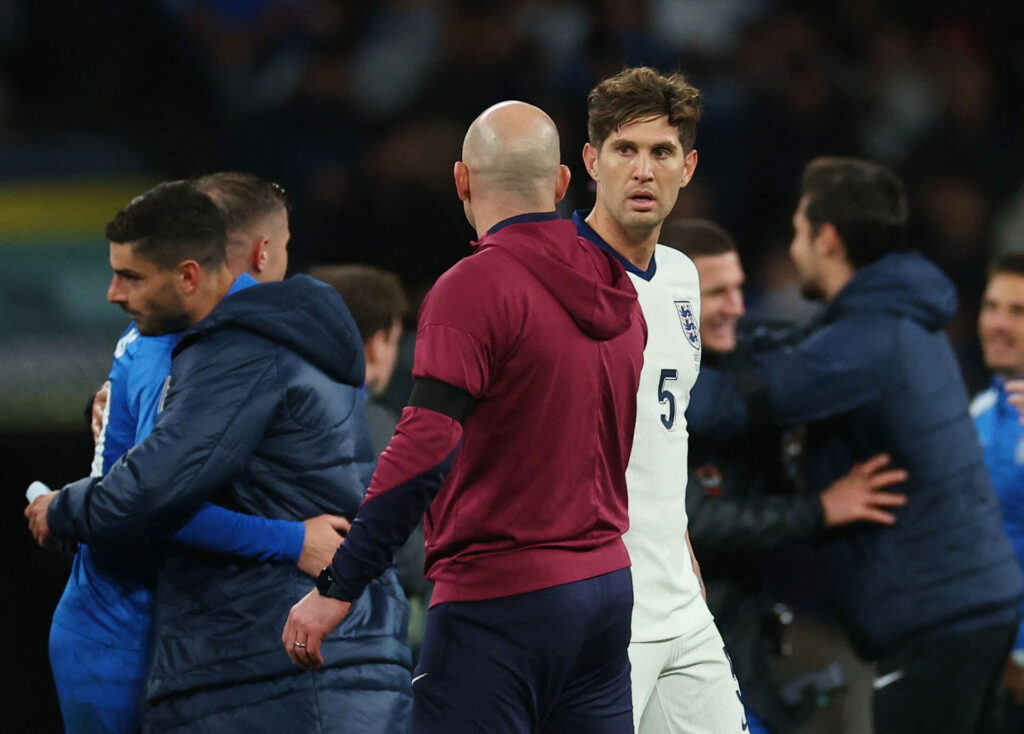 John Stones efter kampen mod Grækenland.