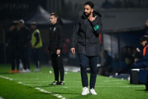 Ruben Amorim på sidelinjen for Sporting.