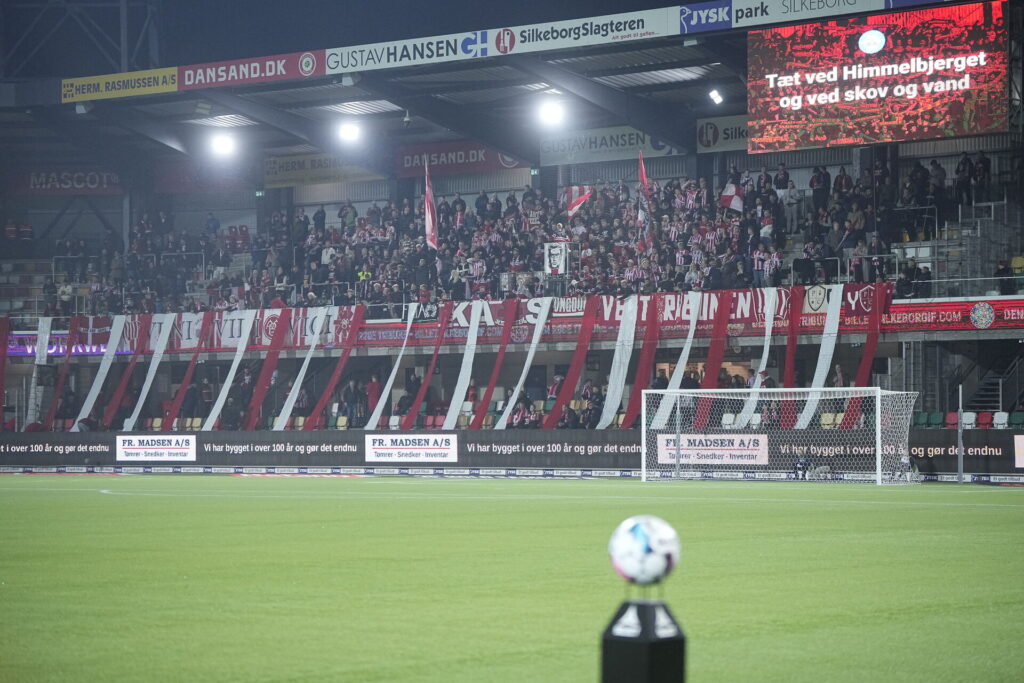 AaB-fans i Silkeborg