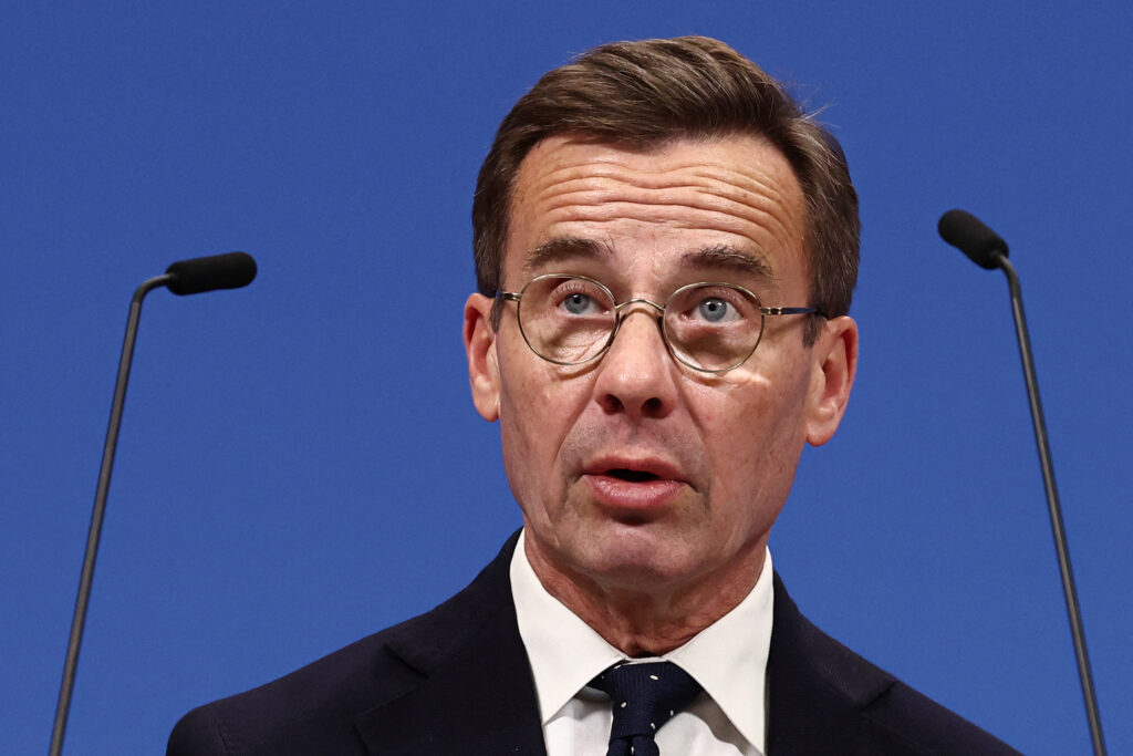 Sveriges statsminister Ulf Kristersson.