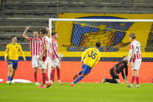 Noah Nartey scorer for Brøndby IF mod AaB i Superligaen