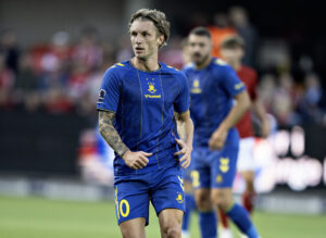 Brøndbys Daniel Wass og Josip Radosevic