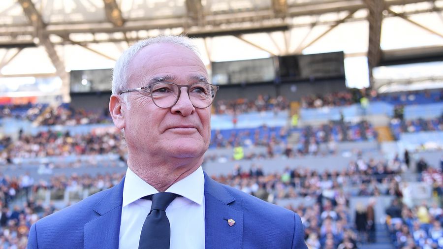 Claudio Ranieri i sin anden periode som cheftræner i AS Roma.