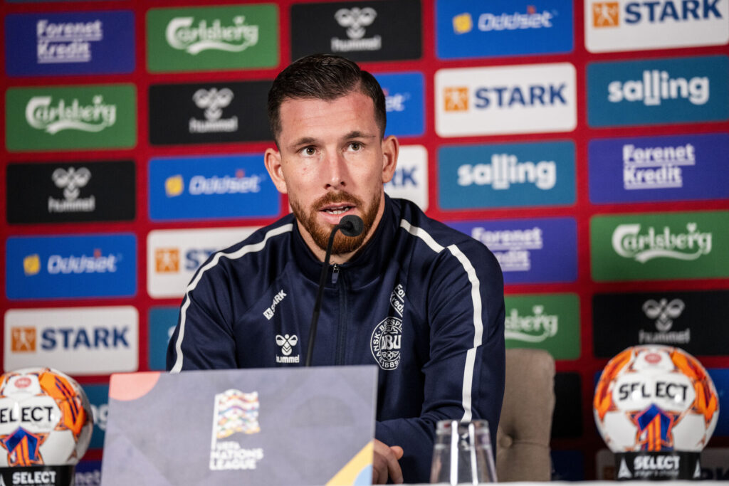 Pierre-Emile Højbjerg genkender ikke samme problematikker hos Danmark, som Harry Kane gør hos England.