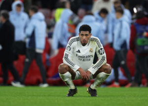 Jude Bellingham agerede fanboy, da han onsdag aften havde tabt til Liverpool.