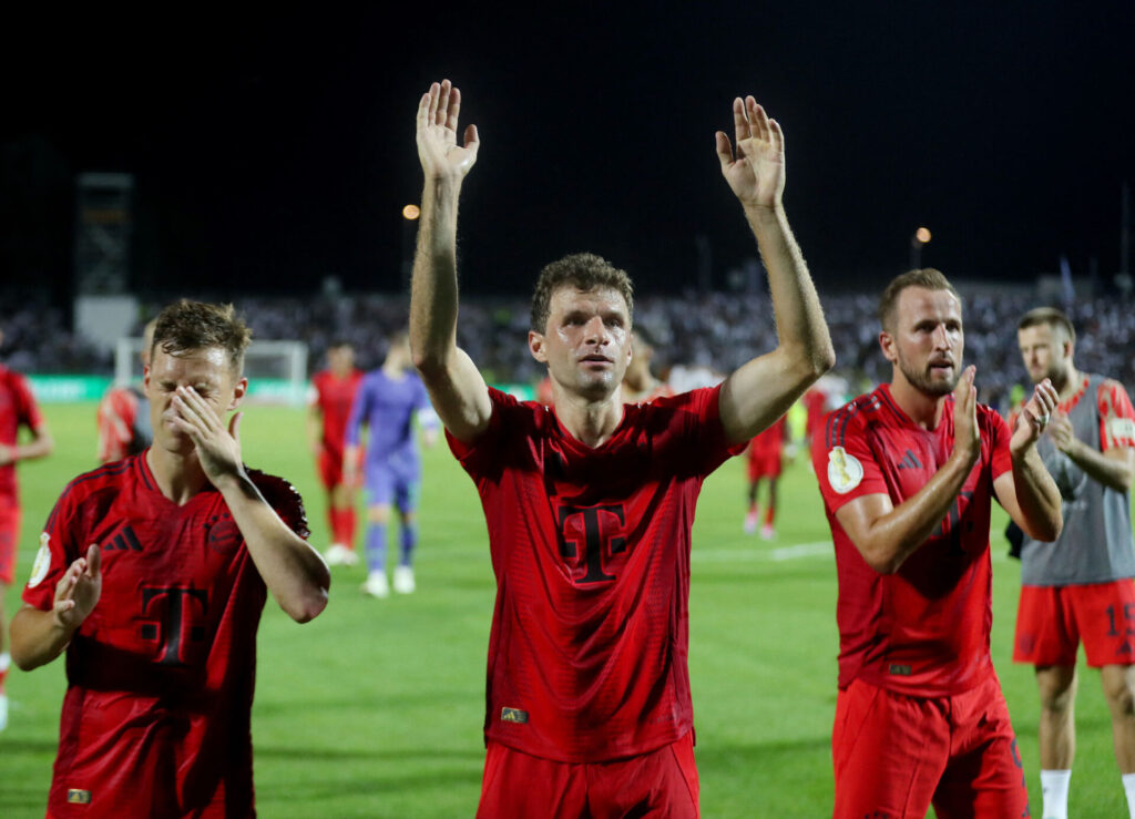 Joshua Kimmich med holdkammeraterne