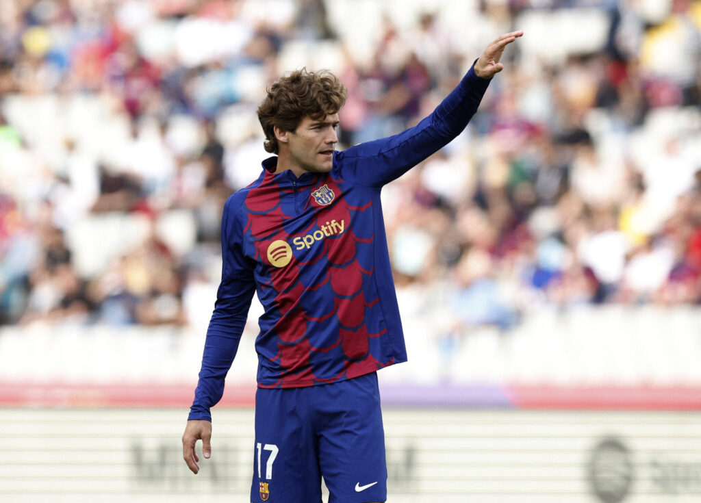 Marcos Alonso for FC Barcelona.