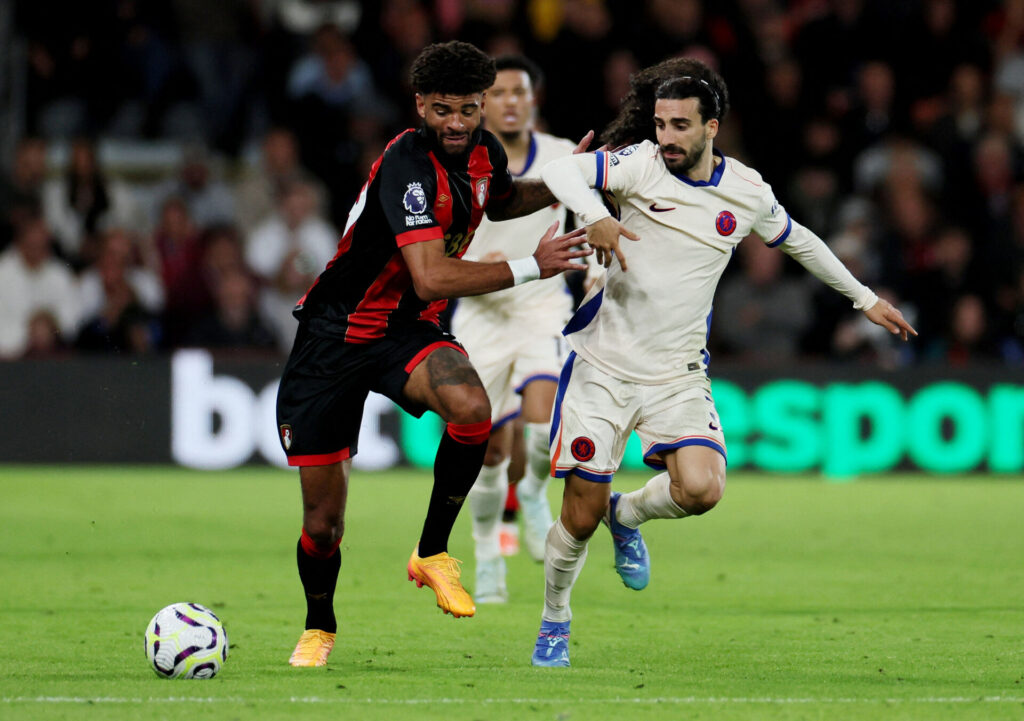 Philip Billing i kamp for Bournemouth