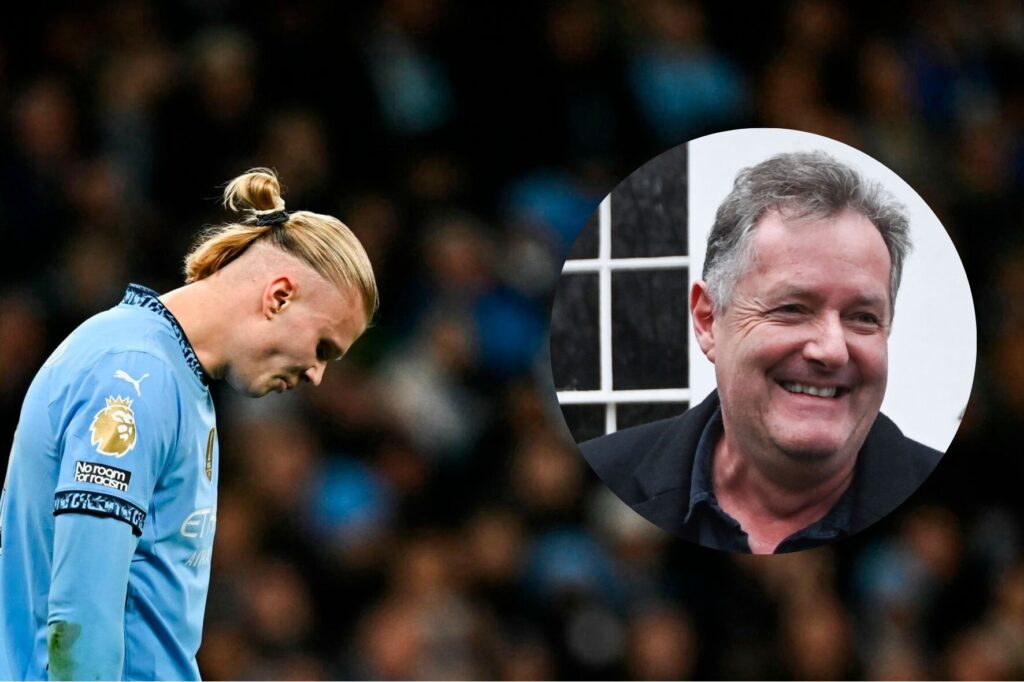 Piers Morgan troller Erling Haaland efter Manchester Citys 0-4-nederlag til Tottenham i Premier League.