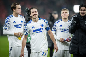 Thomas Delaney i et stort smil.