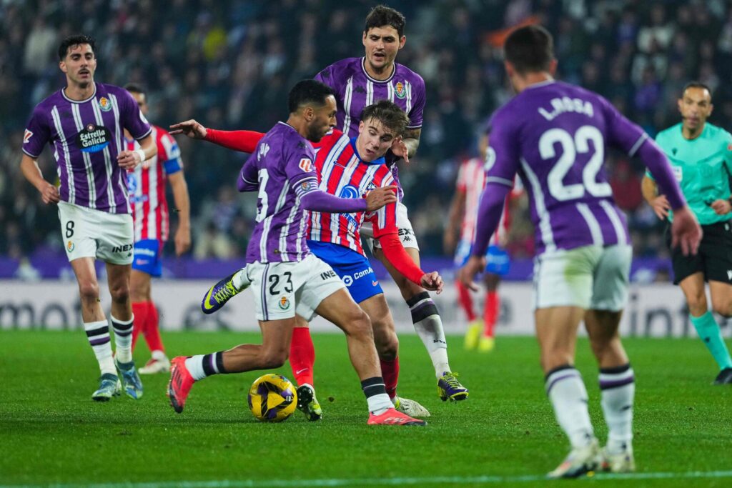 Valladolid er kamp mod Atletico Madrid