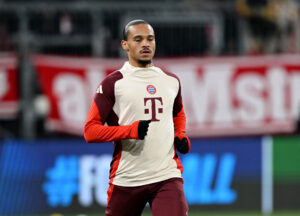 Leroy Sané i aktion for Bayern München