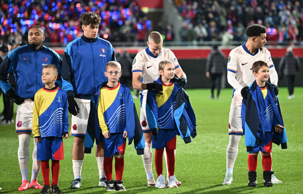 Mykhailo Mudryk forud for Chelsea kamp mod Heidenheim.