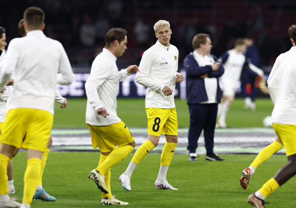 Albert Grønbæk i tiden som Bodø/Glimt-spiller.