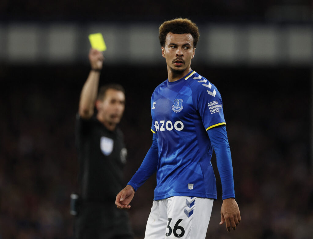 Dele Alli i aktion for Everton