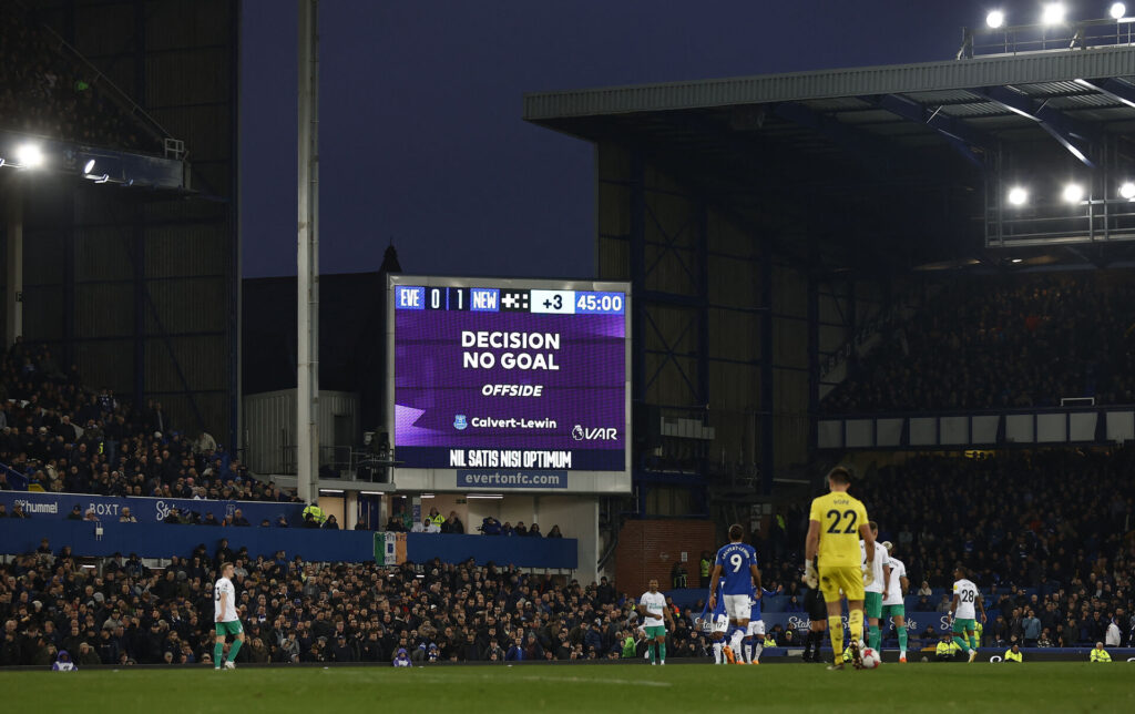 VAR på Goodison Park