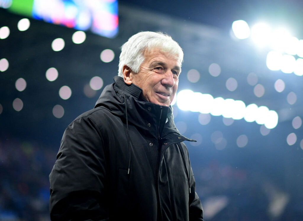 Gian Piero Gasperini under en Atalanta-kamp