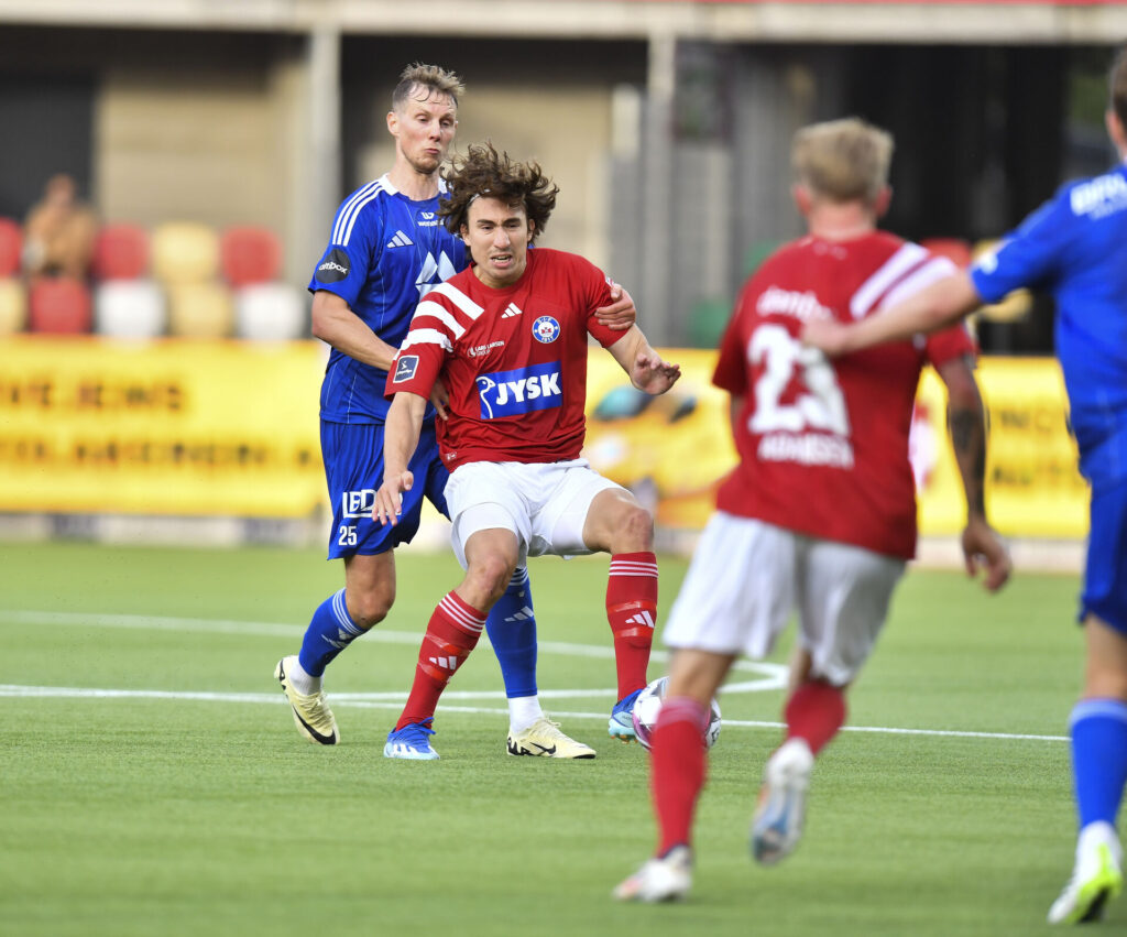 Alexander Lind og Anders Hagelskjær i duel.