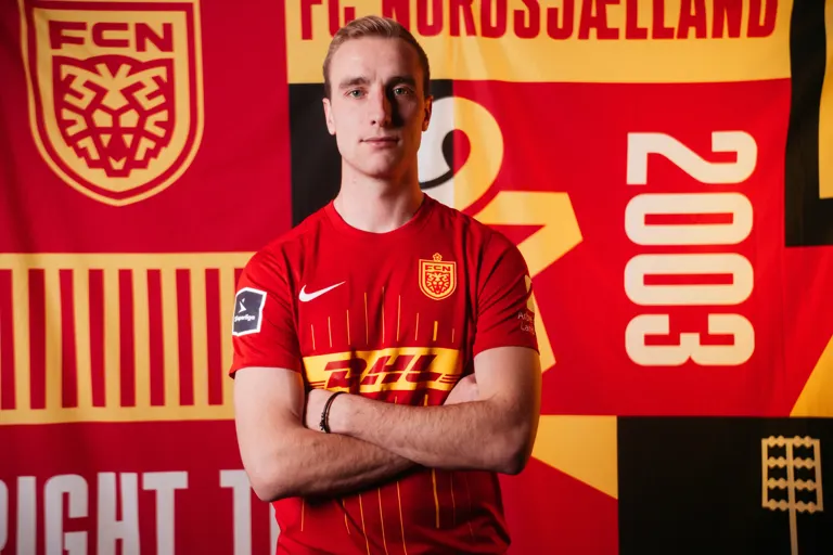 Tobias Salquist i FC Nordsjælland-trøjen