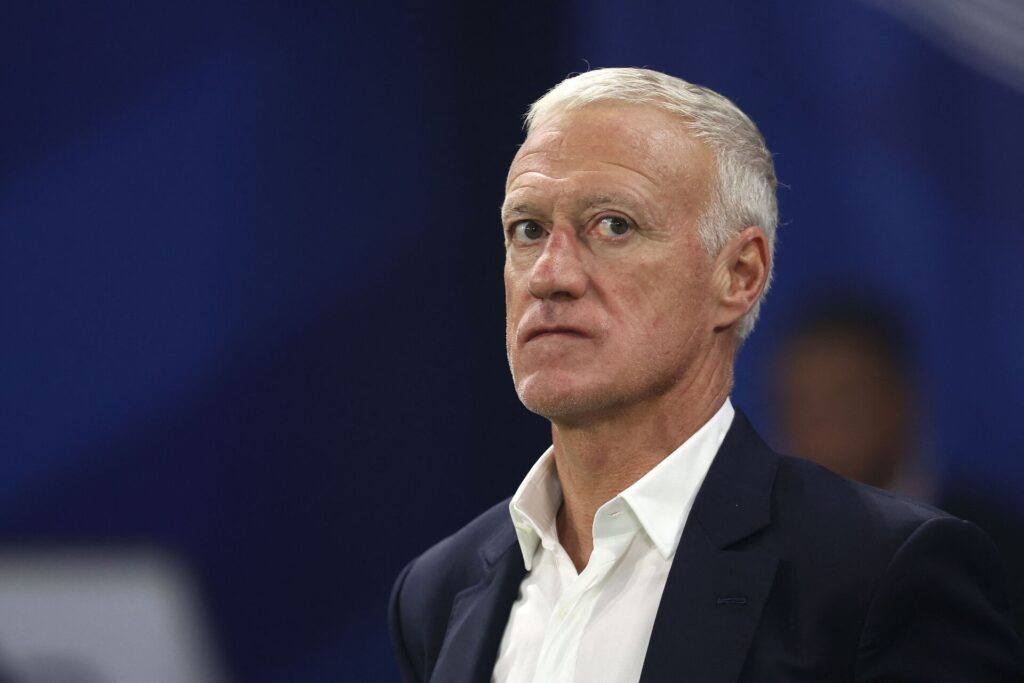 Didier Deschamps på sidelinjen under en af Frankrigs kampe.