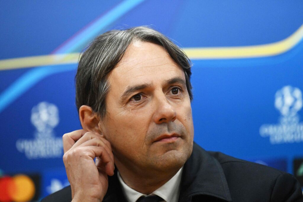 Simone Inzaghi til pressekonference.