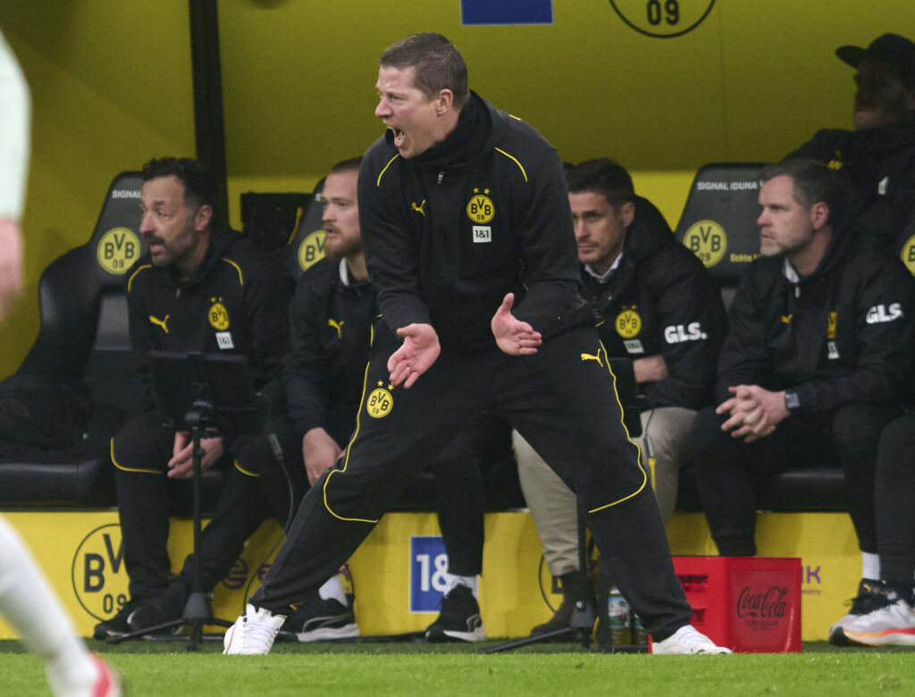 Mike Tüllberg under kampen mellem Dortmund og Werder Bremen.