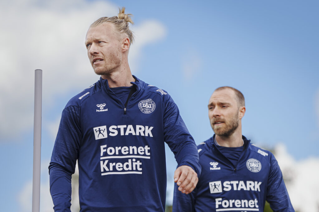 Simon Kjær og Christian Eriksen