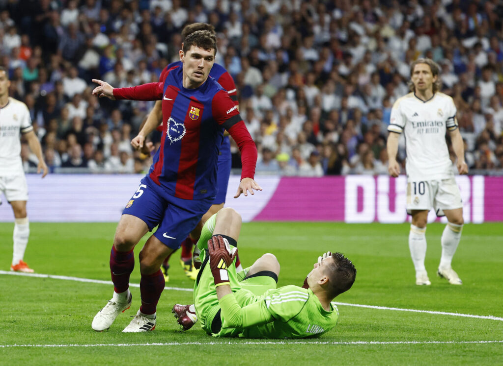 Andreas Christensen jubler mod Real Madrid.