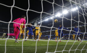 Noni Madueke scorer for Chelsea.